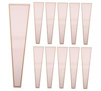 Beaupretty 50pcs Flower Bouquet Wrapping Sleeves Transparent Floral Packaging Bags for Single Bouquets Elegant Presentation for Mother Day Valentine Day Weddings and Special Occasions