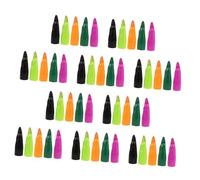 Beaupretty 50pcs Halloween Witch Fingers Nail Covers Multi Color Fake Nails Cosplay Costume Accessories for Party Dress Up Stage Performances Safe and Easy to Wear