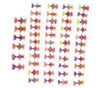 Beaupretty 50pcs Jumping Clown Spring for Creative Assemble Bouncing Fidget Playthings Party Favor Fun to Develop Logic and Social Skills
