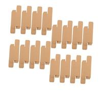 Beaupretty 50pcs Kraft Paper Lip Balm Case Durable Empty Lip Gloss Tubes Makeup Organizer for Small Business Chic Shaped Storage Box with Smooth Edges for Safe Handling