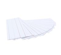 Beaupretty 50pcs Letter Learning Strips Double Sided Sentence Word Cards for Classroom and Office School Accessories with Ruled Lines and Dotted Writing Guides
