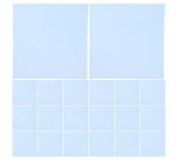 Beaupretty 50pcs Microfiber Cleaning Cloth for Eyeglasses and Electronics, Compact Lint-Free Square Cloth 5.5x5.5 Inch High Density Fiber Technology, for On-the-go Cleaning of Lenses,