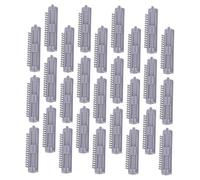 Beaupretty 50pcs Perm Rods Set Non- Hair Curling Tools for Short Hair Versatile Styling for Bouncy Volume and Curls Grey