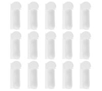 Beaupretty 50pcs Plastic Hanging Bird Feeder Cups for Cage with Thumbbox Structure, Convenient Food Monitoring, Easy Cleaning, Minimizes Food Spillage, Suitable for Finches and Parakeets
