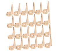 Beaupretty 50pcs Punk Style Braid Tool Finger Rings for Hair Parting and Braiding Sturdy Metal Claw Design for Effortless Styling Versatile Hair Accessory for Women Salon Cosplay Halloween