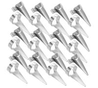 Beaupretty 50pcs Punk Style Full Finger Hair Parting Rings for Braiding Minimalist Silver Open Design Hair Styling Tool Creative Gothic Nail Jewelry for Cosplay and Holiday Parties