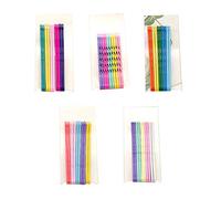 Beaupretty 50Pcs Rainbow Bobby Pins Metal Hair Clips Colourful Non-Slip Hairpins for Women Girls Styling Braids Updos Travel-Friendly Hair Accessories