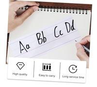 Beaupretty 50pcs Reusable Sentence Strips Word Cards Thick Smooth Paper Alphabet Teaching Strips for Classroom School Office Supplies Educational Speech Language Resources