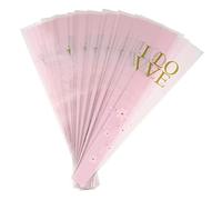 Beaupretty 50pcs Single Flower Wrap Bags Delicate Transparent Packaging for Bouquets for Roses Weddings Valentine Day and Special Occasions