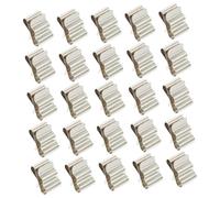 Beaupretty 50pcs Solar Cable Wire Clips for Photovoltaic Panel Installation Spring-loaded Wire Clamps for Secure Fixing of Up to Two Cables Easy to Install and Remove Design