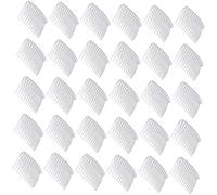 Beaupretty 50pcs Transparent Plastic Hair Side Combs for Women Teeth Lightweight Hairpins Easy Clip Bridal Hair Accessories for Wedding Prom Birthday Anniversary and Everyday Styling