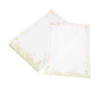 Beaupretty 50pcs Vintage Letter Paper Elegant Blank Writing Stationery for Invitations Love Letters Classic Retro Design for All Occasions Creative Expression