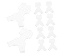 Beaupretty 50pcs Y-Shaped Eyelash Lift Tool for Eyelash Perming and Extensions Transparent Silicone Brush for Gentle Curling Home and Salon Use