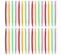Beaupretty 54pcs Ionic Spiral Bar Cold Perm Curling Rods Plastic Hair Curlers Tools for Women Short Long Hair Styling Accessories