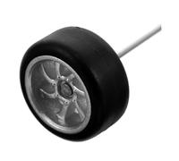 Beaupretty 5Pair Model Car Replacement Wheels with Plastic Roll Shaft and Rubber Tires for DIY Rc Vehicle Hubs Enhanced Grip and Precision Craftsmanship for Science Engineering Projects