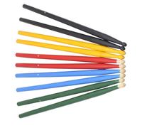 Beaupretty 5pairs Drum Hammer Drum Sticks Wooden Drumsticks for Adults Musical Instrument Percussion Stick Accessories for Exercise