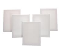 Beaupretty 5pcs 15x20cm Cotton Linen Canvas Panels for Painting, White Blank Stretched Canvases Set for Acrylic and Oil Paint, Suitable for Artists and Art Projects