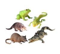 Beaupretty 5pcs Animal Squeeze Cute Stress Relief for Birthday Gifts Compact Supple Soft Sensory for Mental Health and Party Decorations