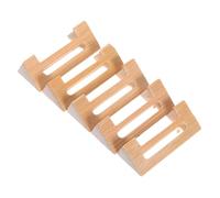 Beaupretty 5pcs Bamboo Sanxian Instrument Bridge Professional Grade Replacement Part for Sanxian Musical Instruments with Tone Enhancement and Artistic Rustic Grain for Traditional Folk