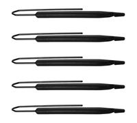 Beaupretty 5pcs Black Loc Crochet Needle Set with Advanced Interlocking Tool Technology for Hair Extension and Dreadlock Maintenance, Portable Pp Hair Braiding Tool for Travel