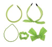 Beaupretty 5pcs Bow Hair Accessories Spa Makeup Skincare Includes Hair Ties Headbands Clips Versatile and Stylish Hairbands for Face Wash Everyday Use