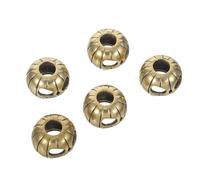 Beaupretty 5pcs Brass Pumpkin Pendants for DIY with Vintage Pumpkin Beads, Versatile Usage and Creative DIY Potential, for Keychains and Daily Use with Festive Halloween Vibe