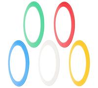 Beaupretty 5pcs Circus Juggling Set, Plastic Hand Skills Props for Acrobatics and Clown Performance, Plastic for Juggling Party and Training