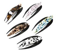 Beaupretty 5Pcs Decorative French Hair Clips Non Slip Alligator Claw Clips for Women Versatile for Daily Use Travel Various Hairstyles