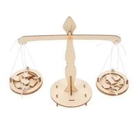 Beaupretty 5pcs DIY Balance Scale Kit for Science Experiment Stem Educational with Step Guide Portable Balance Physics Model for S Science Projects