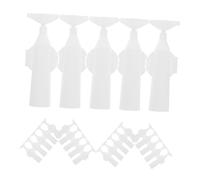 Beaupretty 5pcs Essence Packaging Bottles Mini Vials Refillable Cosmetic Tubes Vintage Perfume Dropper Bottle Pp Material