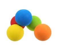 Beaupretty 5Pcs Eva Foam Golf Training Balls Soft Indoor Practice Balls for Beginners Red Green Orange Yellow Lightweight Safe for Home Use