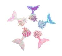 Beaupretty 5pcs Glittering Mermaid Tail Hairpins for Boys and Girls Mermaid Hairpins Accessories Boy Girl Mermaid Clips for Hair Accessories for Party