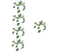 Beaupretty 5pcs Glow Dark Butterfly Headband Women's Headpiece Festival Accessory Adult Party Hair Band Led Headwear