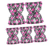 Beaupretty 5pcs Hair Styling Accessories Beaded Hair Clips Detangle Comb Elastic Combs Random Style
