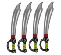 Beaupretty 5pcs Inflatable Pirate Swords for Role Play Pirate Accessories Birthday Halloween Party Props Cosplay Stage Performance Supplies