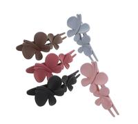 Beaupretty 5pcs Large Hair Bun Clips for Women Non-slip Flat Hair Accessories Colors Updos Comfortable and Secure Hold for Day Wear