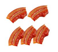 Beaupretty 5pcs Lifelike Meat Decoration Realistic Simulation Food Models for Home Decor Photography Props and Restaurant Displays Decorative Fake Meat