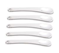 Beaupretty 5pcs Metal Mini Makeup Spoons Facial Cosmetic Spatulas Beauty Scoops for Face Mask Application Skincare Tools for Precise Moisturiser and Cream Use