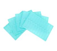 Beaupretty 5Pcs Microscope Slide Drying Rack Green - Laboratory Microscope Slide Storage Holder Tray for Microbiology Sample Drying and Cell Observation