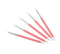 Beaupretty 5pcs Nail Art Dotting Pens Silicone Drawing Brush for Manicure Multi-purpose Nail Art Tools for Diy Designs for Home Use Professional Artists