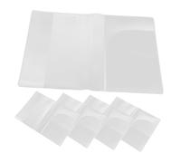 Beaupretty 5pcs Passport Cover Credit Card Protector Sleeves Clear Document Organizer with Multiple Card Slots for Students and Travelers Stylish and Durable Design