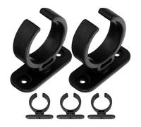 Beaupretty 5Pcs Plastic Microphone Holder Clips Set Portable Mic Clip Mounts for Wired and Wireless Microphones Compatible with Ktv Mic Stand Suitable for Live Broadcast and Recording