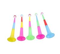 Beaupretty 5pcs Plastic Trumpets for Telescopic Noise Makers Party Supplies Fun Cheering Props for Sports Events Birthday Parties and School Celebrations