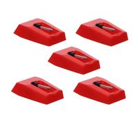Beaupretty 5pcs Red Crystal Stylus Needles for Record Player Turntable Replacement Phonograph Needle Cartridge Accessory for Vinyl Playback