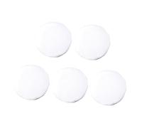 Beaupretty 5pcs Ribbon Powder Puff for Makeup Pure Cotton Round Powder Sponge Puff for Loose Application Skin Friendly Body