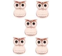 Beaupretty 5pcs Silicone Watchband Charms Adorable Owl Decorative Rings for Smartwatches Premium for Silicone Bands Charming for
