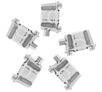 Beaupretty 5pcs Snare Drum Spare Parts Drum Lug Replacement Parts Metal Electroplated Mounting Ears Single End Accessory for Percussion Hardware Kit