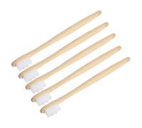 Beaupretty 5pcs Soft Bristle Adult Toothbrush with Unique Round Tail Design for Gentle Gum Care Portable Manual Toothbrushes for Travel and Everyday Use User Friendly Minimalist Grip