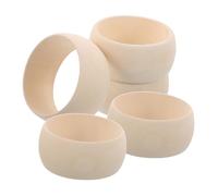 Beaupretty 5pcs Unfinished Natural Wooden Bangles Large Round Wood Rings for DIY Crafts Jewelry Making Painting and Handmade Accessories Wide Inner Versatile Wood Bracelet Blanks for Creative
