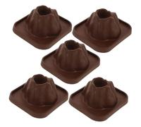 Beaupretty 5pcs Volcanic Model DIY Scientific Experiment Prop Compact Volcano Eruption for School Teaching and Home Geography Study Safe and Easy to Operate